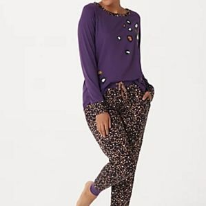 Cuddl Duds Animal Print Pajamas